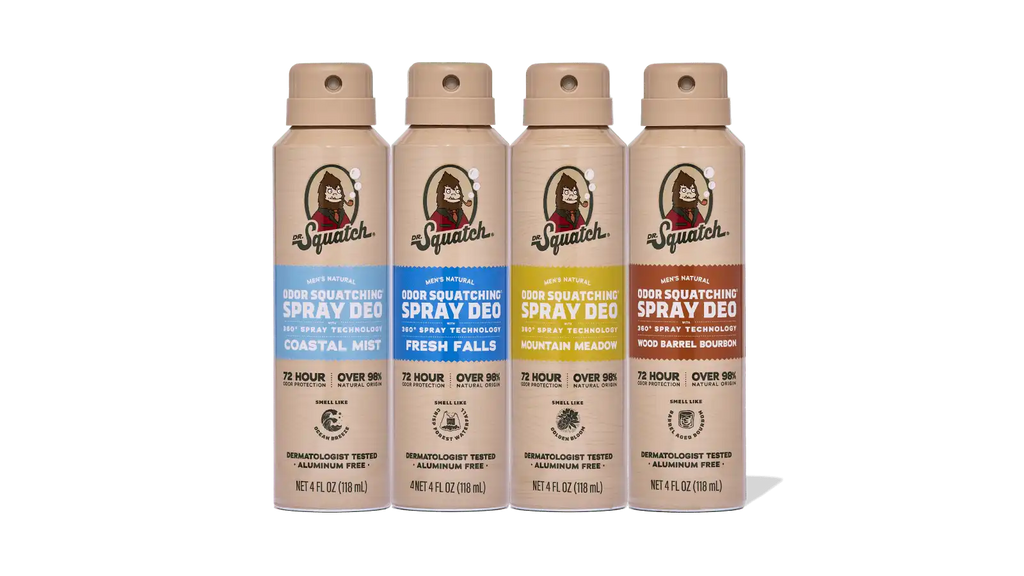 Spray Deodorant 4-Pack