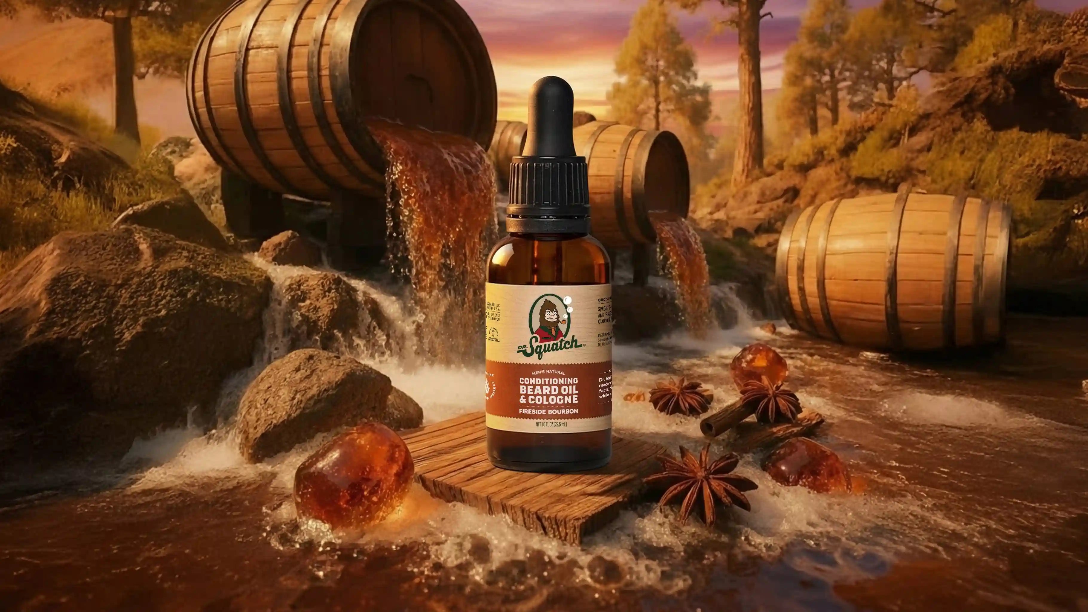 Conditioning Beard Oil & Cologne Fireside Bourbon Secondary image