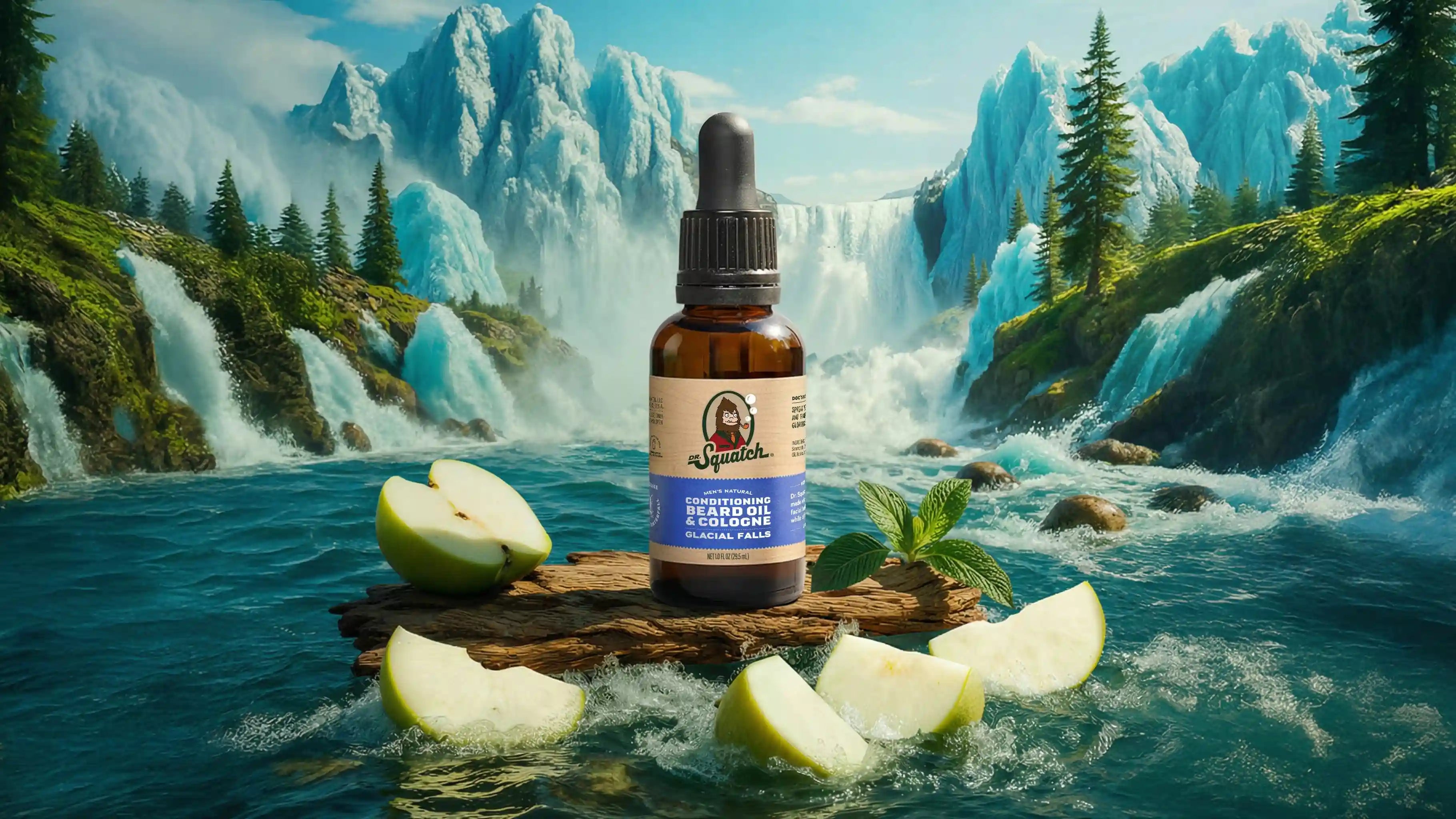 Conditioning Beard Oil & Cologne Glacial Falls Secondary image