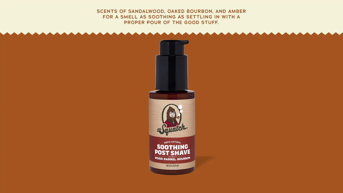 Soothing Post Shave Wood Barrel Bourbon