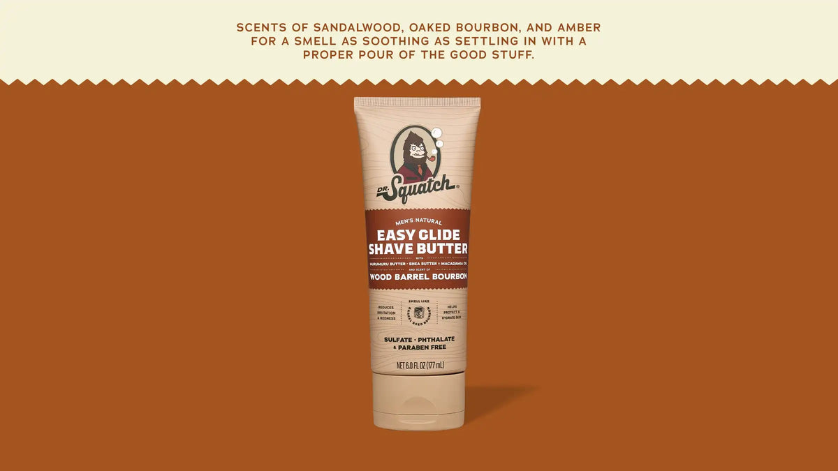 Easy Glide Shave Butter Wood Barrel Bourbon