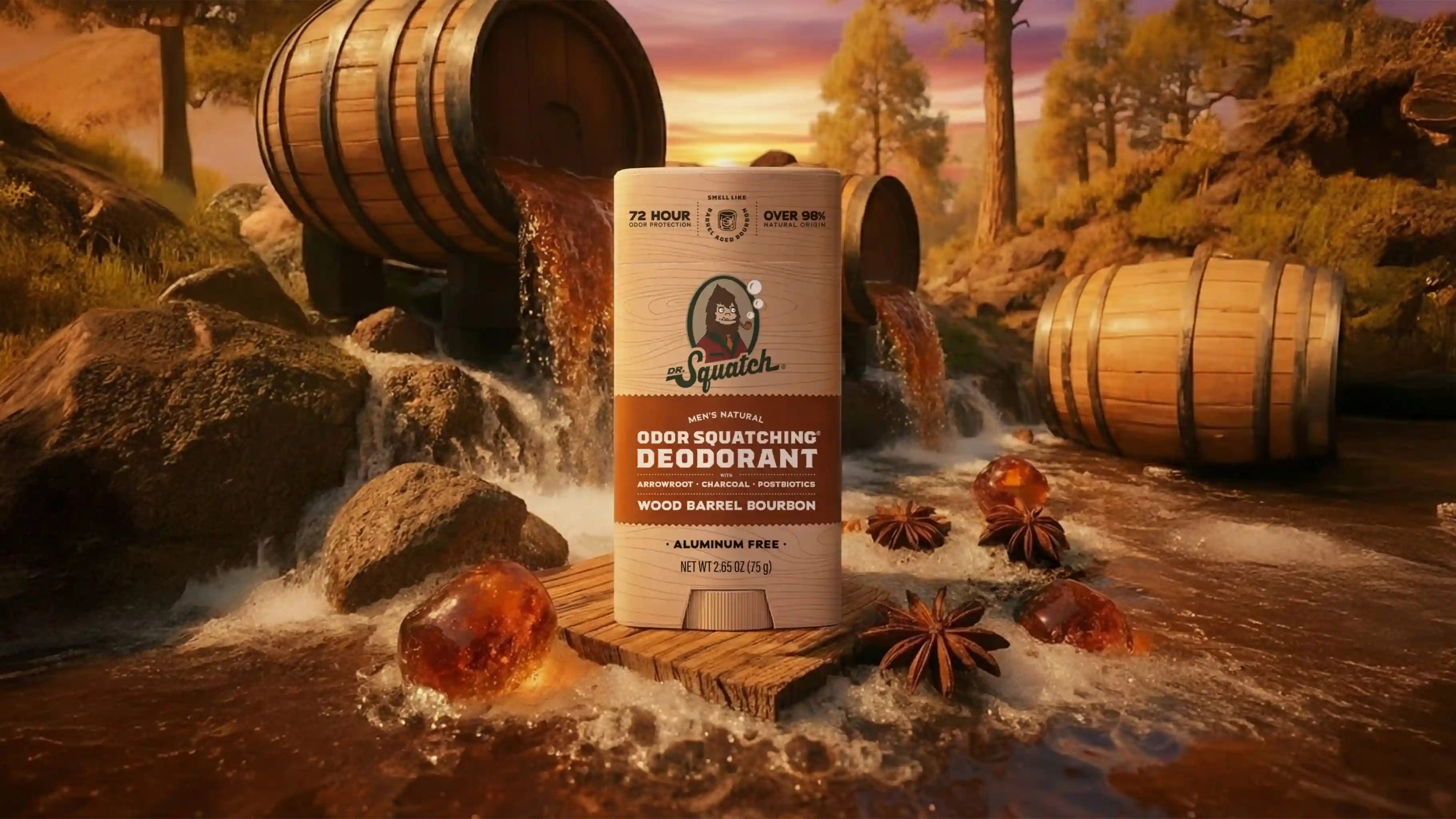 Wood Barrel Bourbon Deodorant Secondary image