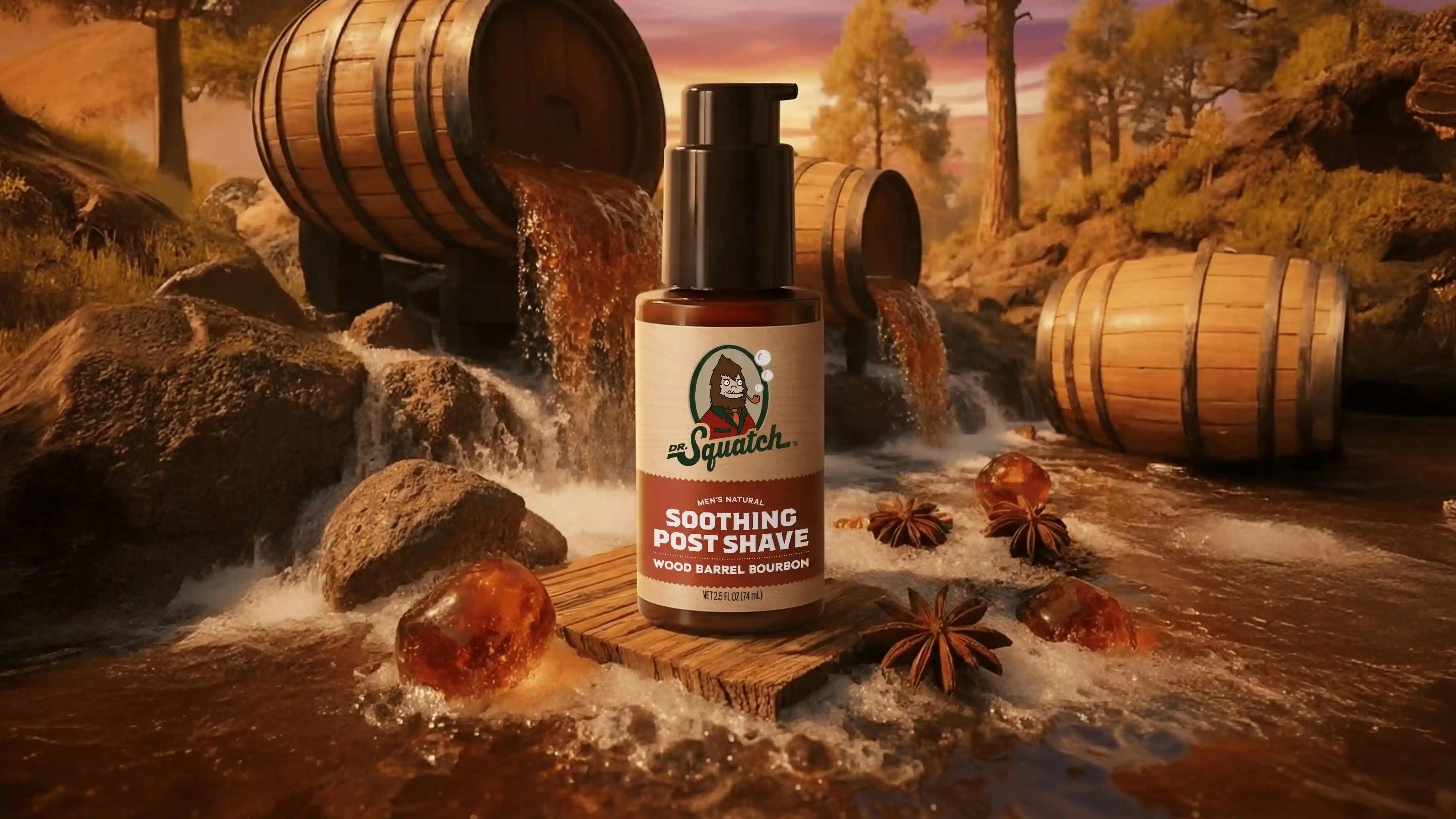 Soothing Post Shave Wood Barrel Bourbon Secondary image