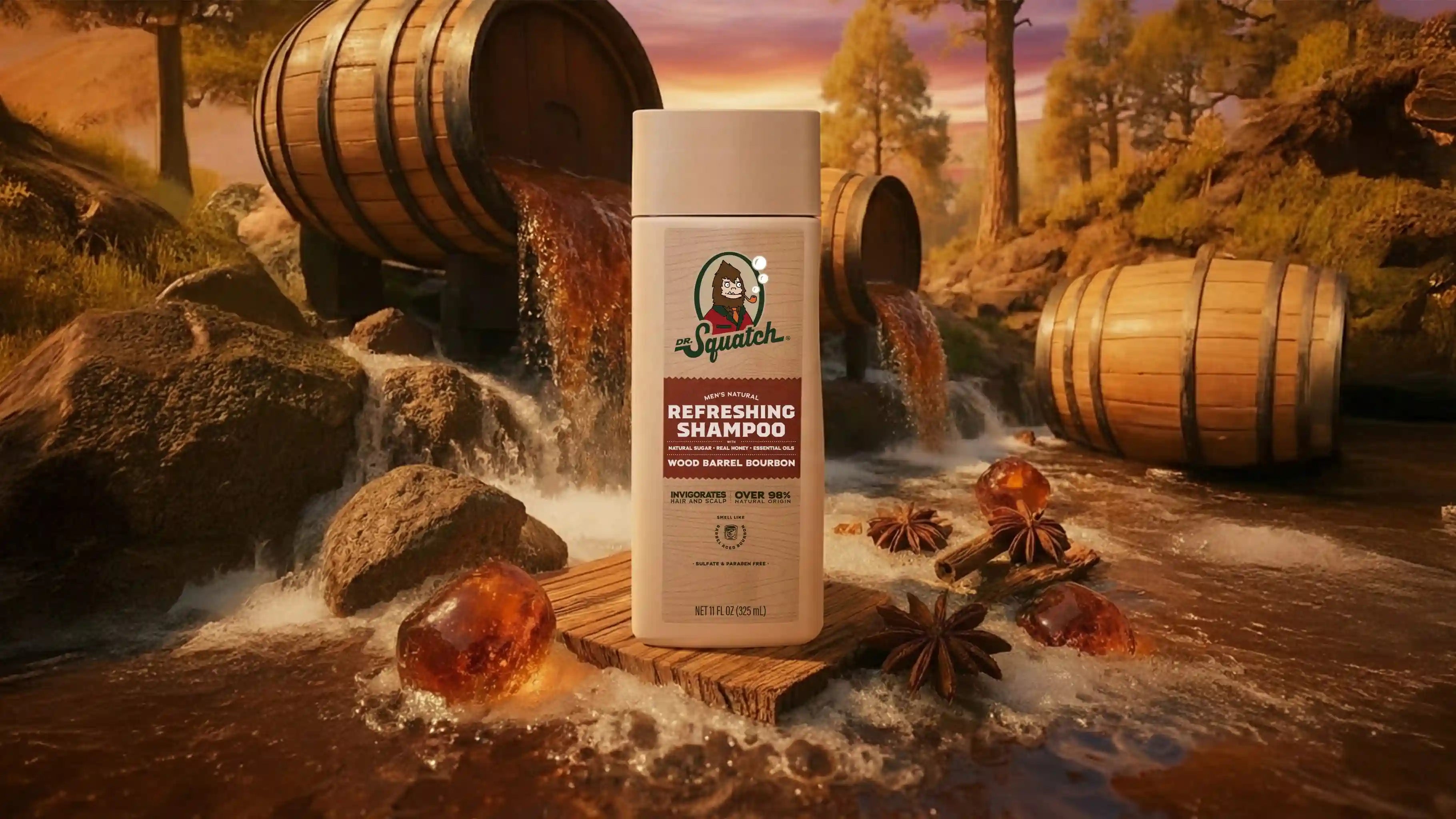 Wood Barrel Bourbon Shampoo Secondary image