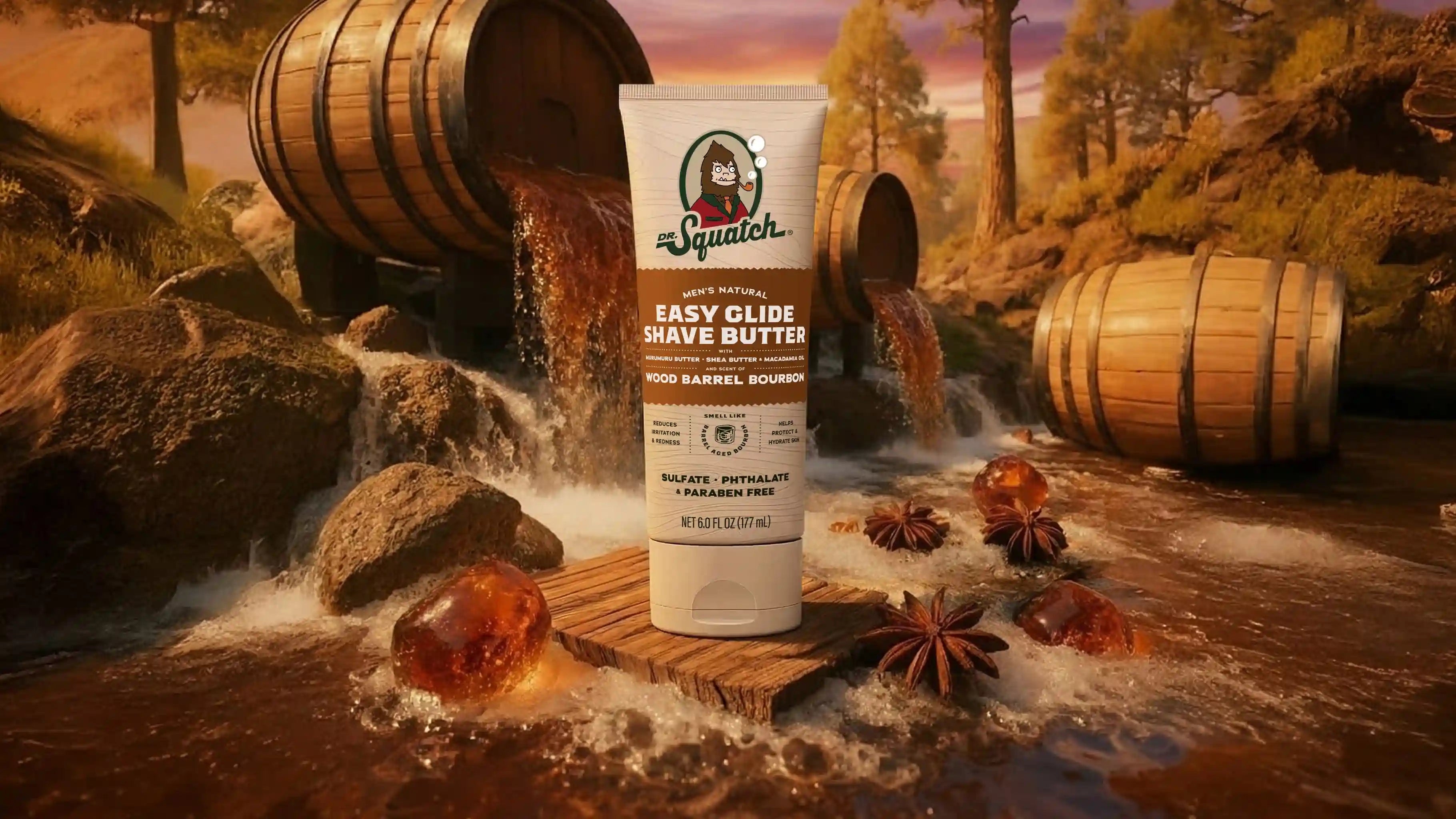 Easy Glide Shave Butter Wood Barrel Bourbon Secondary image