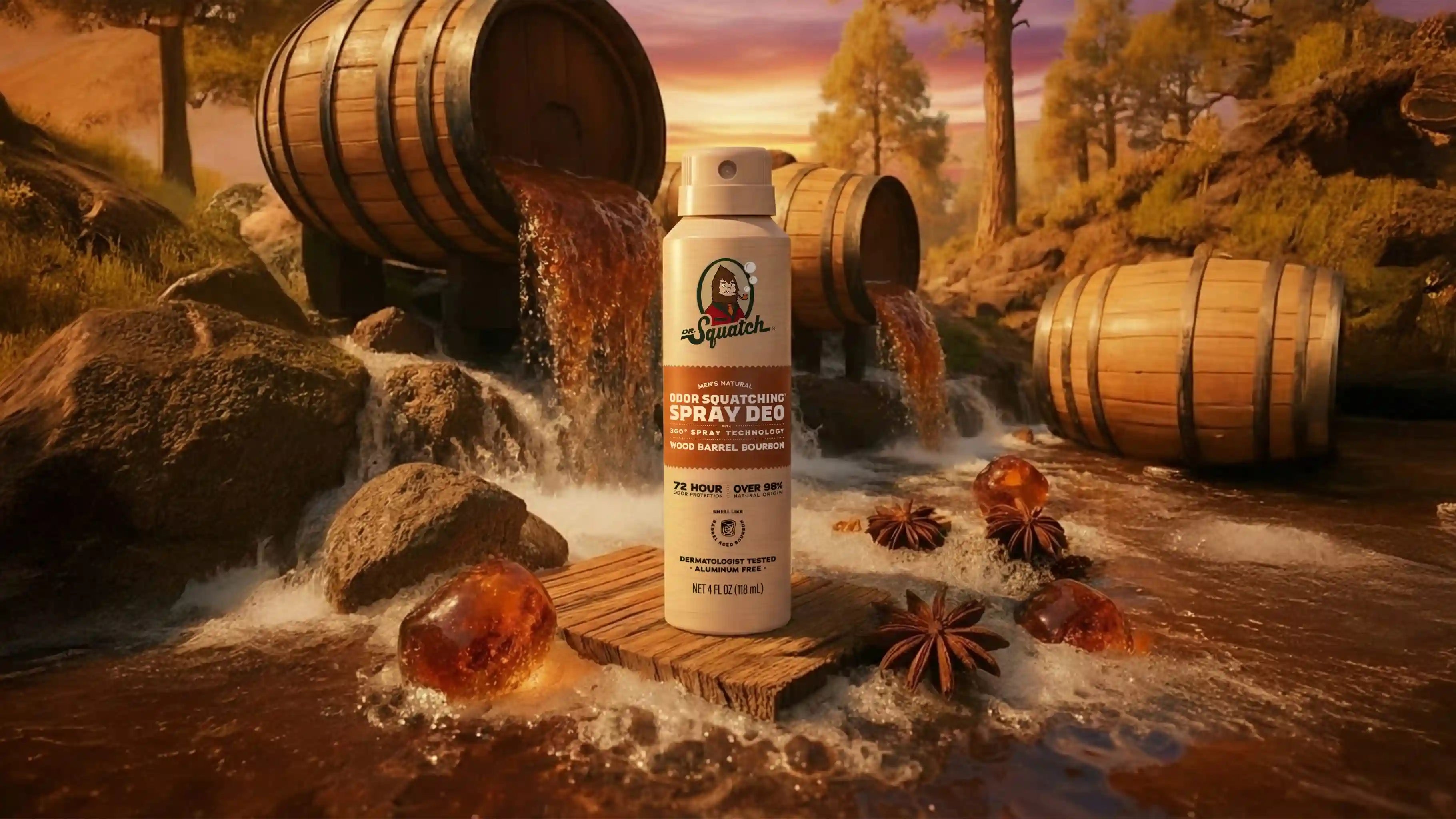 Wood Barrel Bourbon Spray Deodorant Secondary image